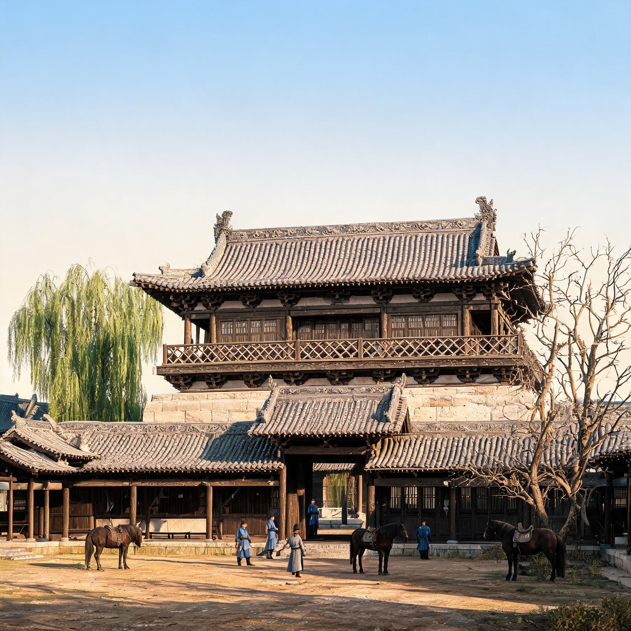 邸、驿 AI还原