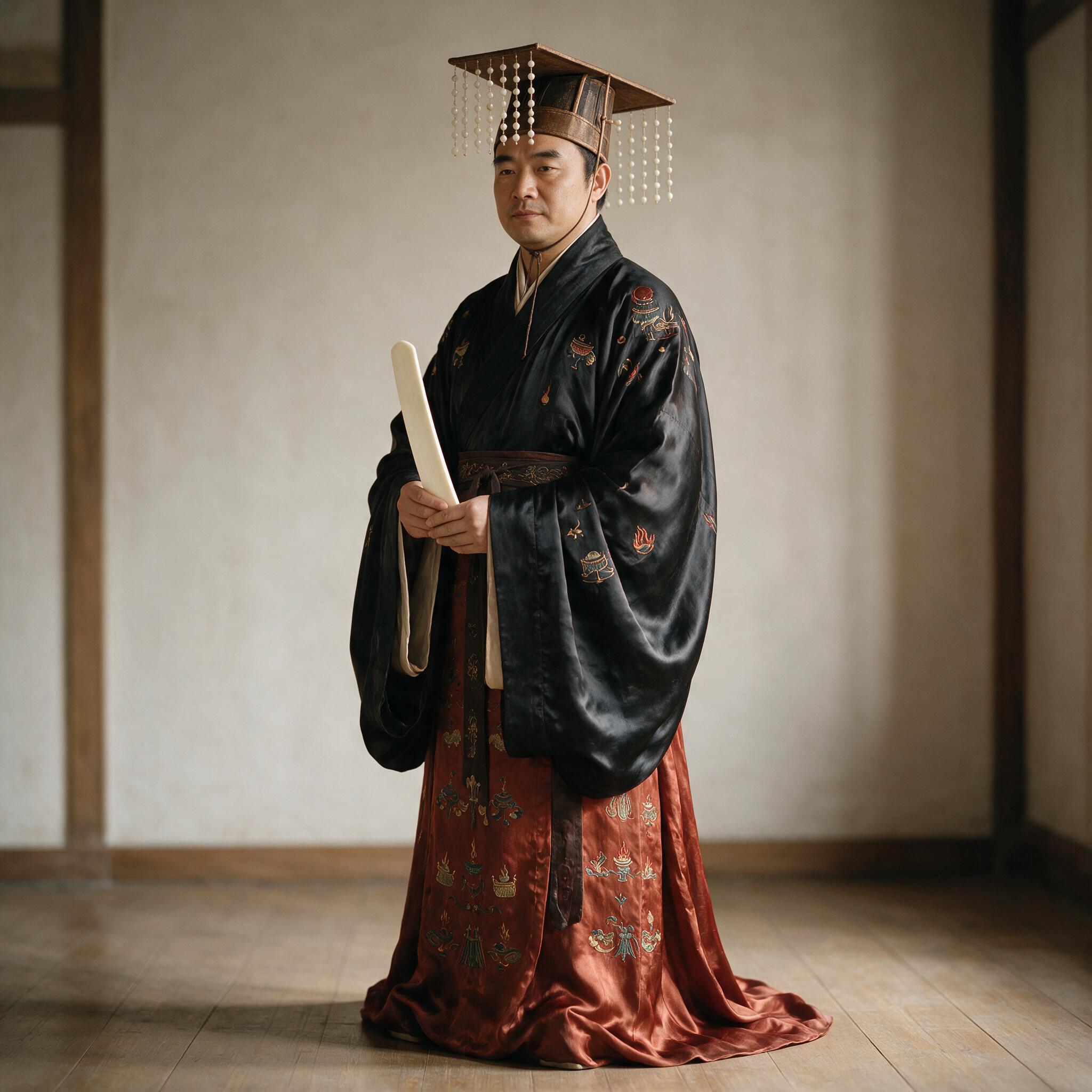 子男毳冕 AI还原