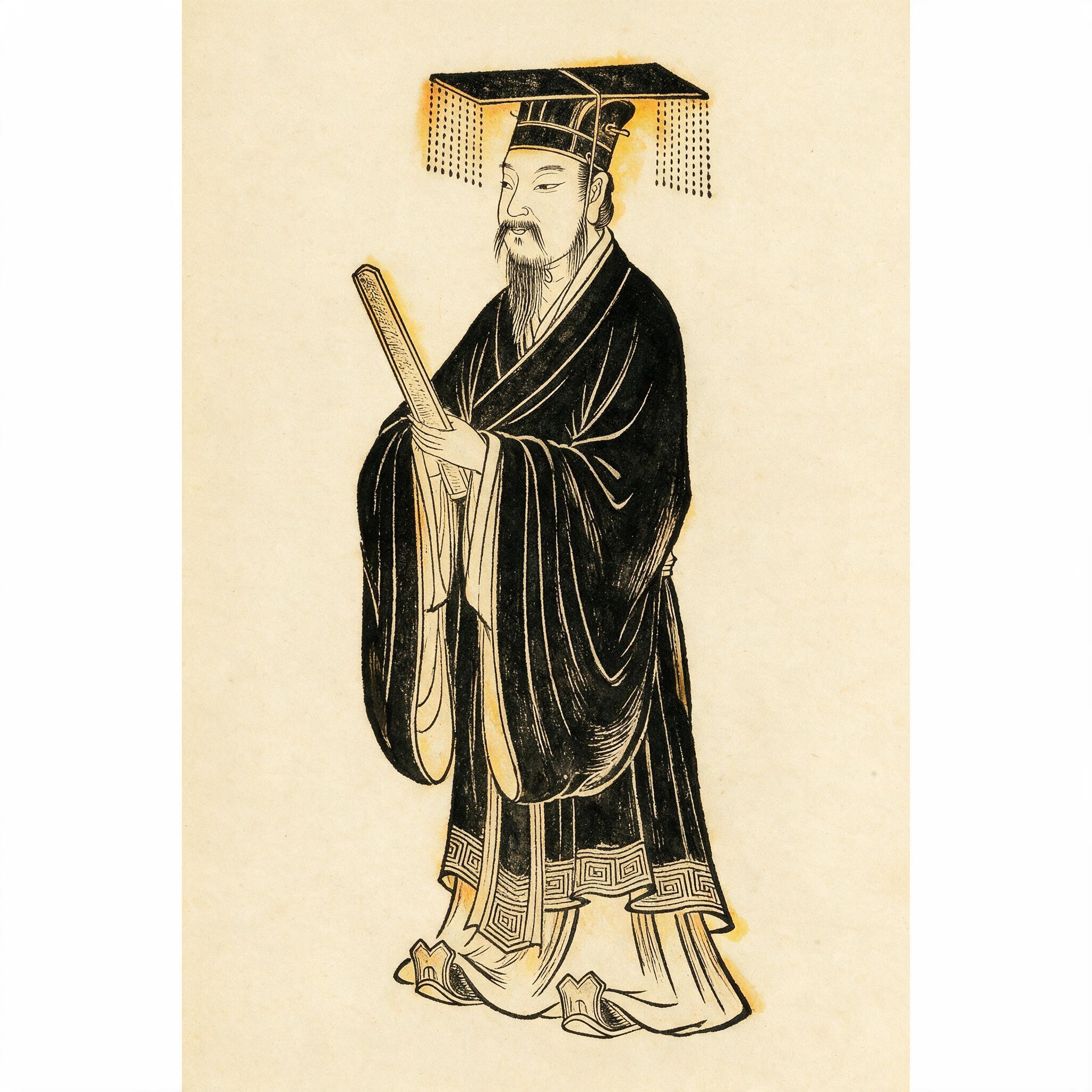 卿大夫玄冕 AI还原